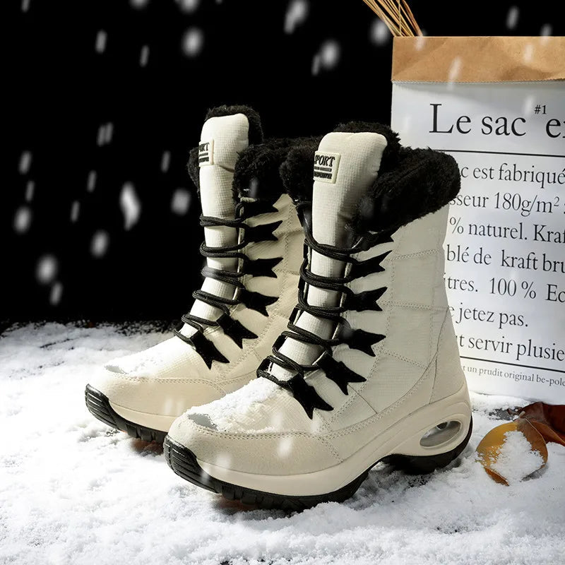 Lune London | Waterproof Ankle-High Snow Boots for Women – Cozy & Stylish