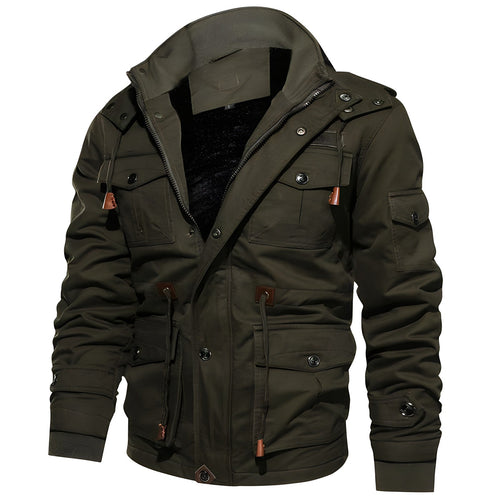 Amarae | Waterproof jacket for men - With hood, fleece lining