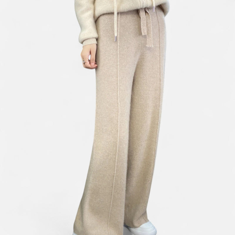 Lune London | Wide Knit Pants for Women - Fall-Winter Essential