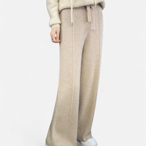 Amarae | Wide Knit Pants for Women - Fall-Winter Essential