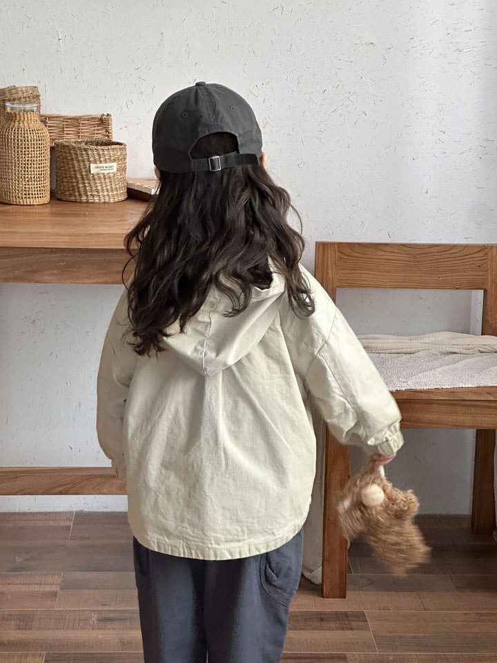 Lune London | Parka for Kids – Beige/Brown Breathable Cotton, Suitable for Boys and Girls