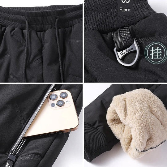 Lune London | Men's Double Layer Pants - Fleece Lined & Stylish Design