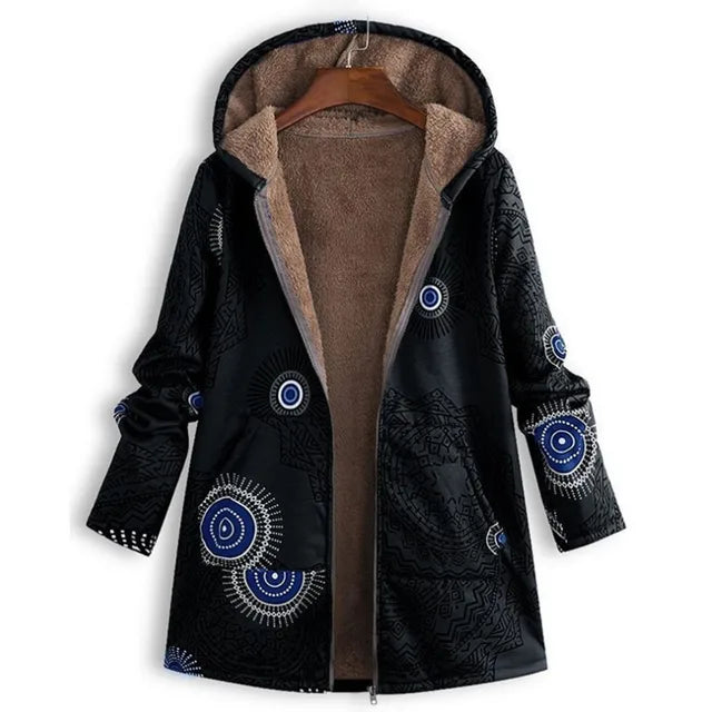 Amarae | Thickening, printed cashmere jacket