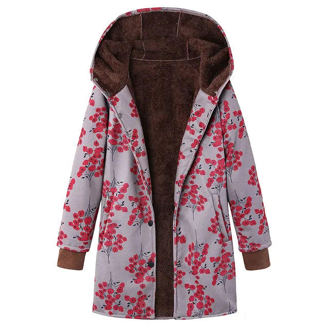 Amarae | Thickening, printed cashmere jacket