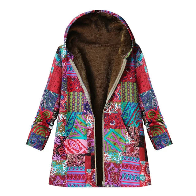 Amarae | Thickening, printed cashmere jacket