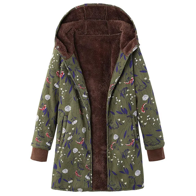 Amarae | Thickening, printed cashmere jacket