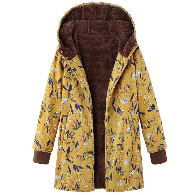 Amarae | Thickening, printed cashmere jacket