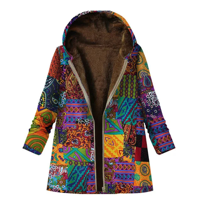 Amarae | Thickening, printed cashmere jacket