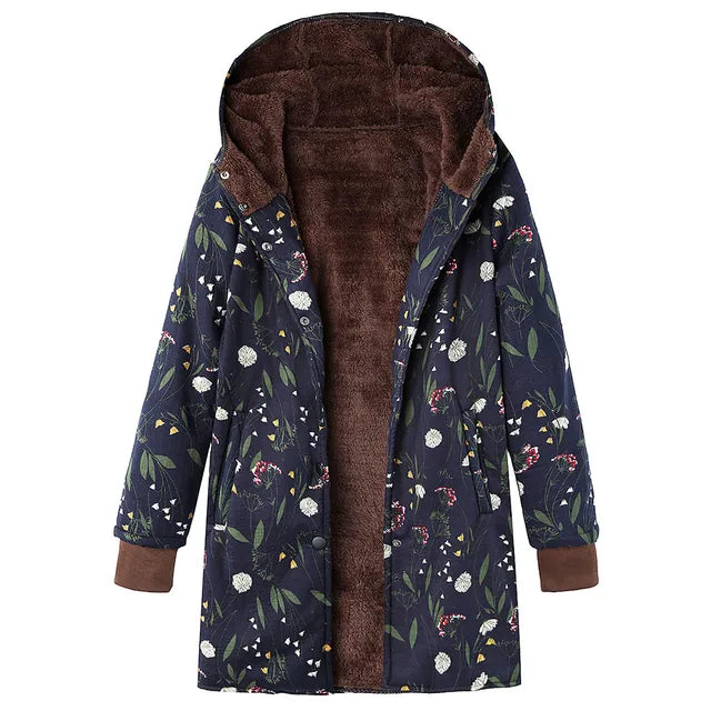 Amarae | Thickening, printed cashmere jacket