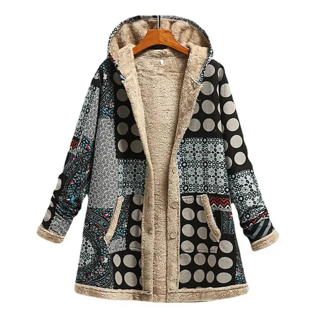 Lune London | Thick, printed cashmere jacket