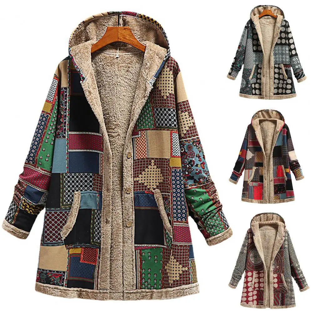 Lune London | Thick, printed cashmere jacket