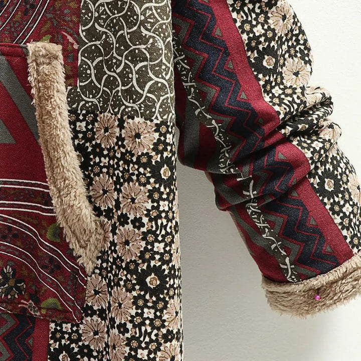 Amarae | Thickening, printed cashmere jacket