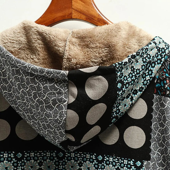 Amarae | Thickening, printed cashmere jacket