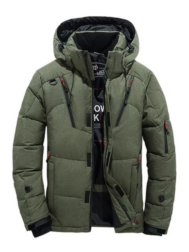 Amarae | Winter Down Jacket for Men - Padded, With Hood