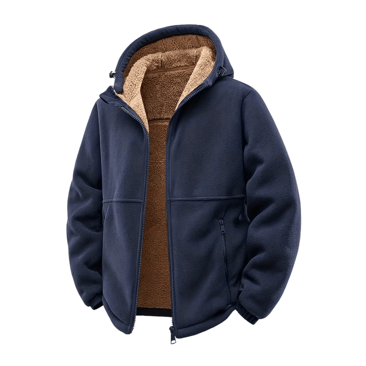 Lune London | Winter jacket for men, with hood, fleece lined - Winter