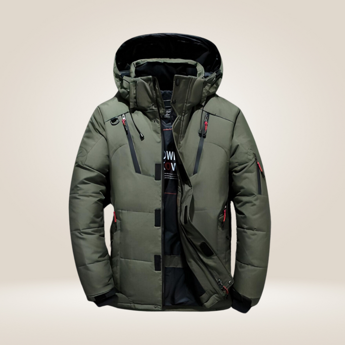 Lune London | Winter jacket for men, insulated, with hood - waterproof