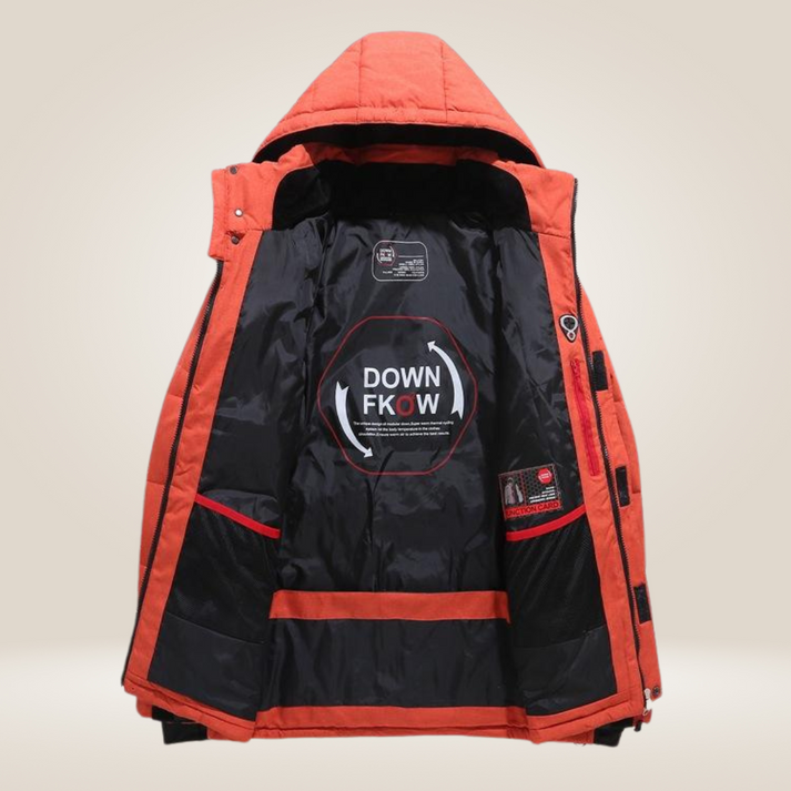 Lune London | Winter jacket for men, insulated, with hood - waterproof