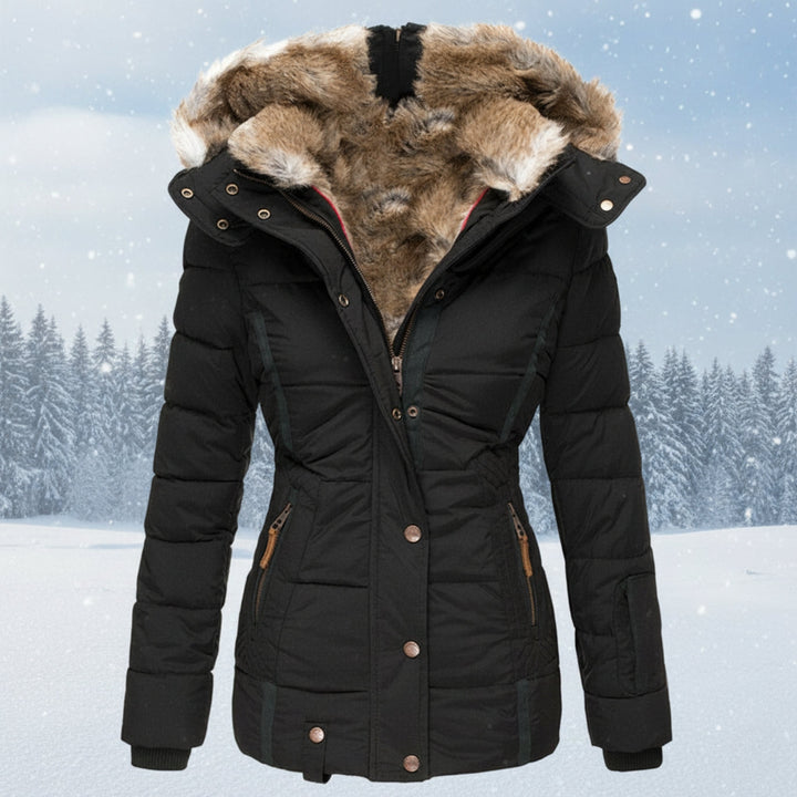 Lune London | Women's Parka - Padded parka with faux fur hood