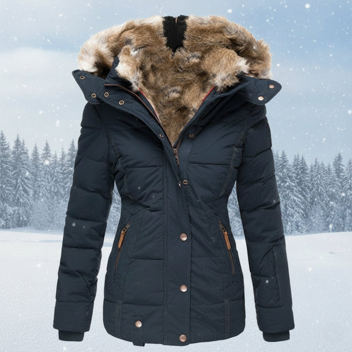 Lune London | Women's Parka - Padded parka with faux fur hood