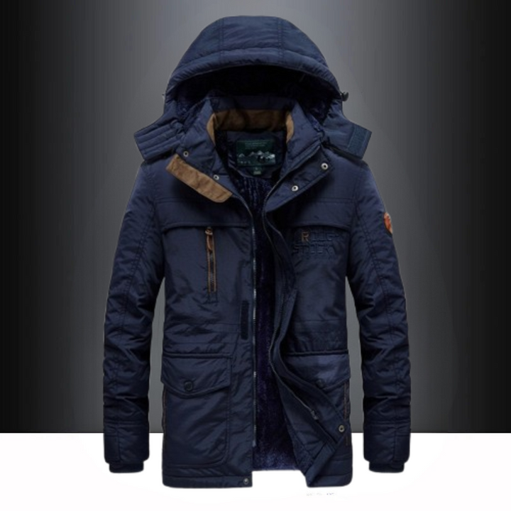 Lune London | Winter Parka Jacket for Men - Water Repellent, Adjustable Hood