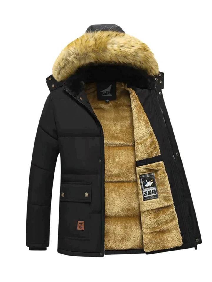 Amarae | Winter Parka Jacket for Men - Removable Hood