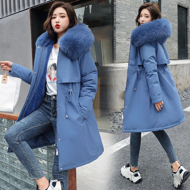 Amarae | 2024 Longer New Coat with Hood and Soft Collar