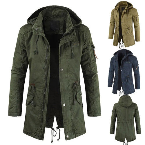 Amarae | Men's Fleece Parka - Comfortable Windbreaker Jacket