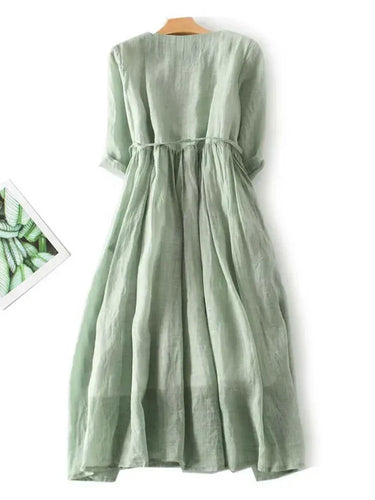 Amarae | Elegant Linen Dress