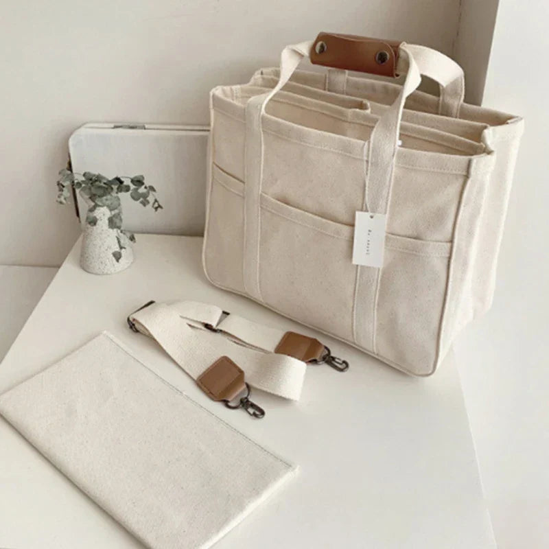 Lune London | Canvas bag with multiple compartments