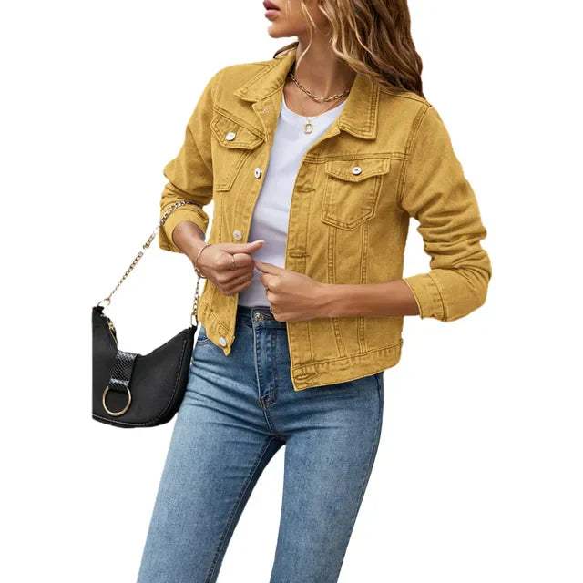 Chic and Style | Denim jacket for women - Elegant - Durable and comfortable - Perfect for spring and summer