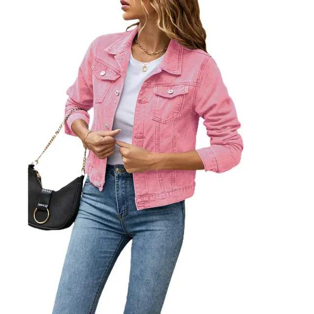 Chic and Style | Denim jacket for women - Elegant - Durable and comfortable - Perfect for spring and summer