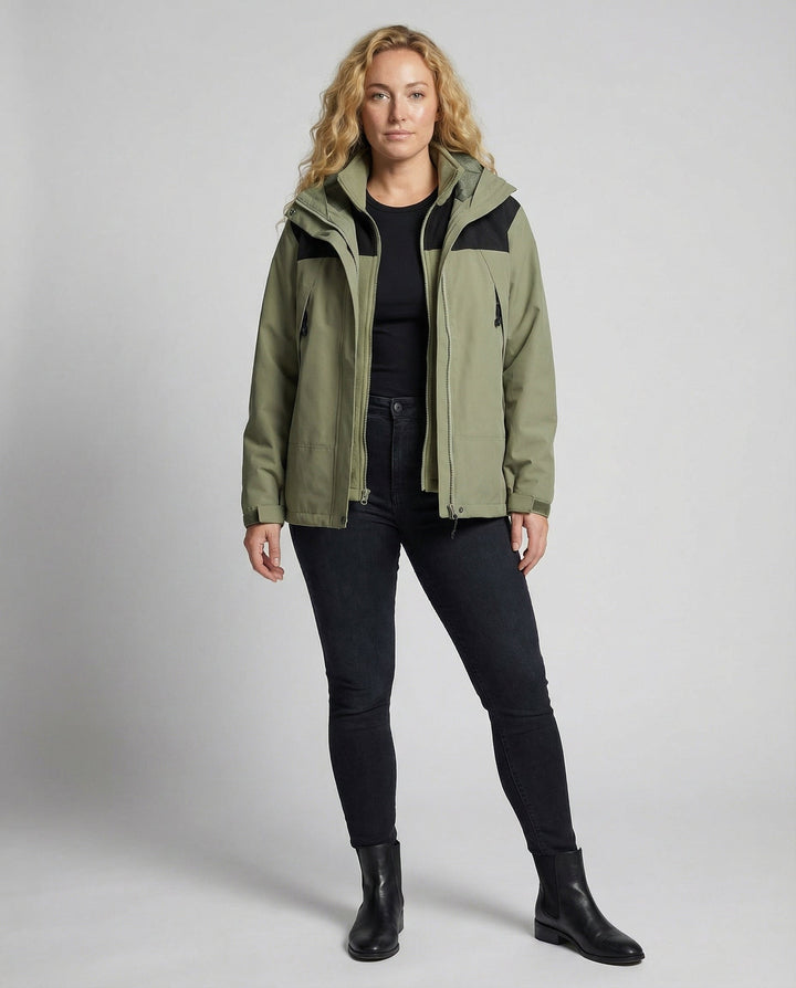 Warm Women's Winter Jacket Fleece | Amarae