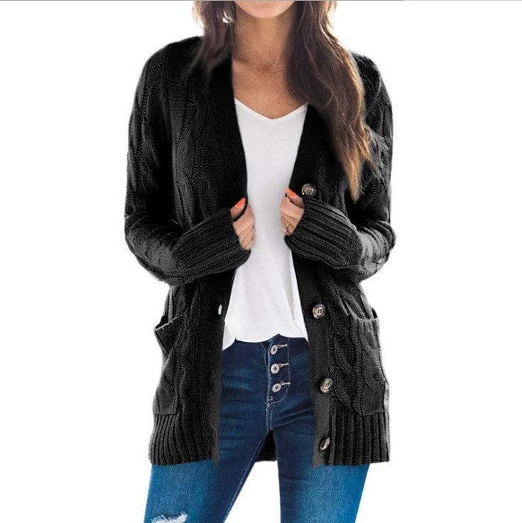 Lune London | Versatile Layering Women's Cardigan - Long Sleeve Design