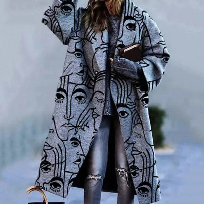 Lune London | Wool coat for women - Elegant, floor-length design - Winter