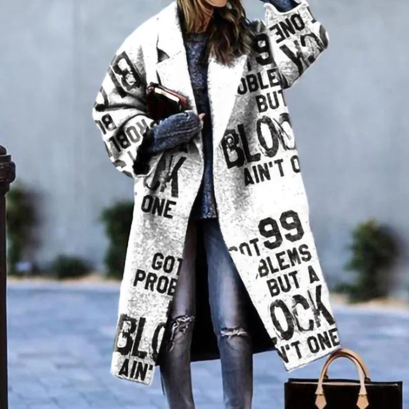Lune London | Wool coat for women - Elegant, floor-length design - Winter