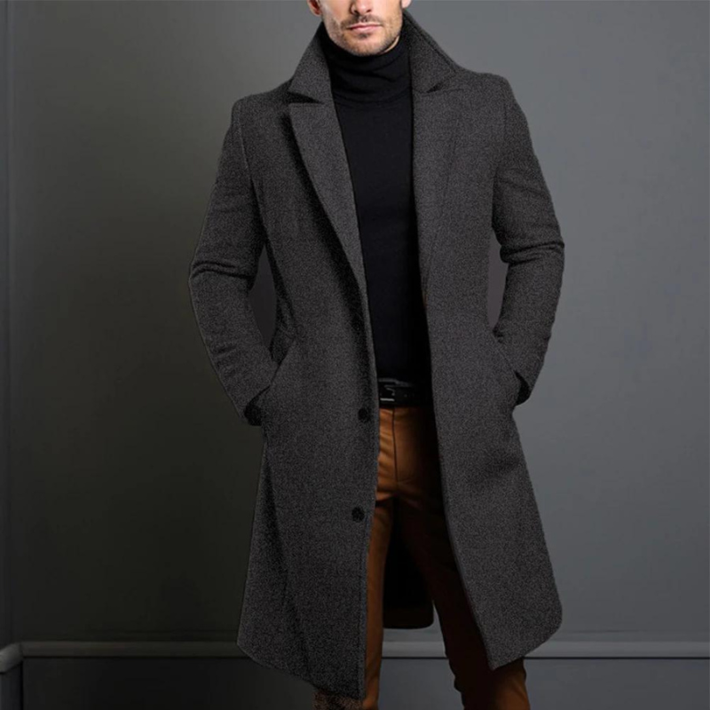 Lune London | Wool coat for men - Weather resistant