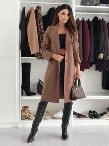 Amarae | Wool jacket for women, Minimalist design - Winter