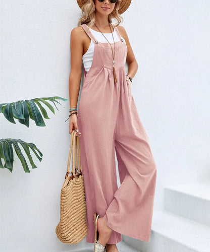 Amarae | Sleeveless Overalls Casual Jumpsuit