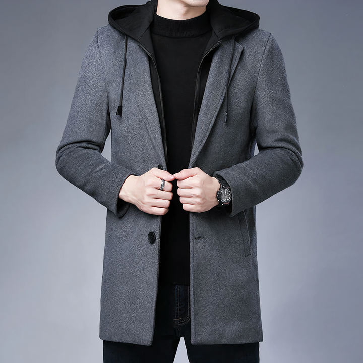 Amarae | Wool Trench Coat for Men