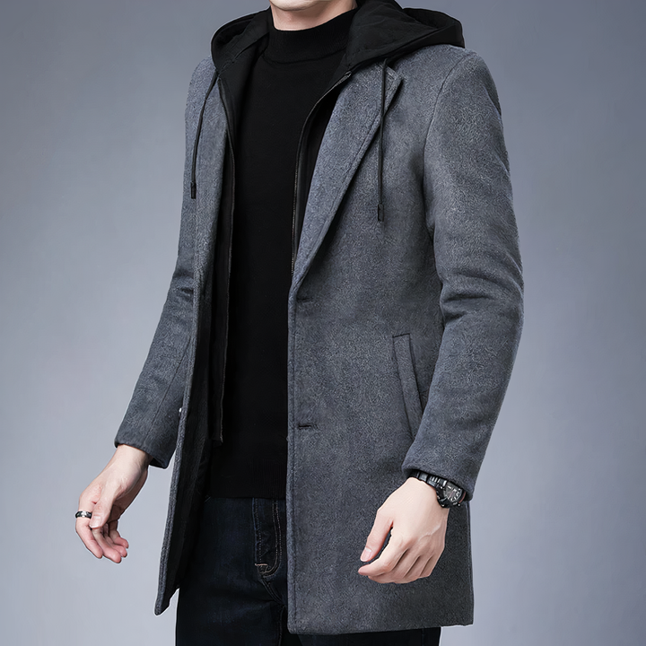 Amarae | Wool Trench Coat for Men