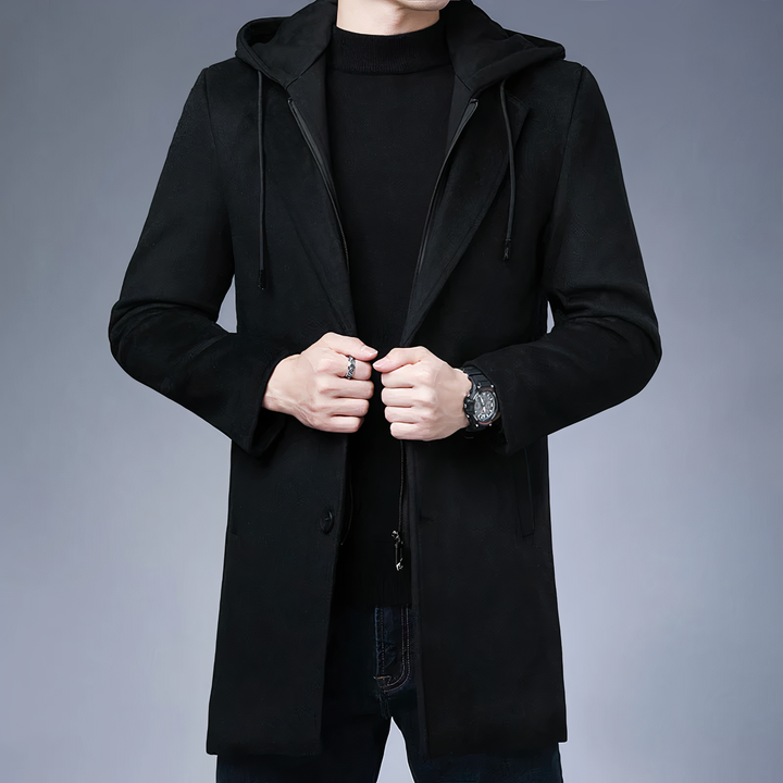 Amarae | Wool Trench Coat for Men