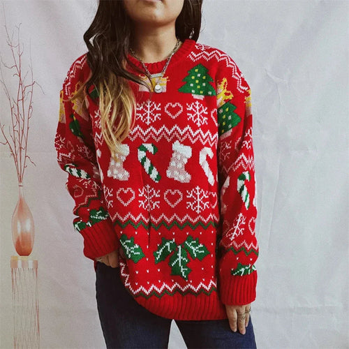 Amarae | Knitted Christmas Sweater - Women's Fashion