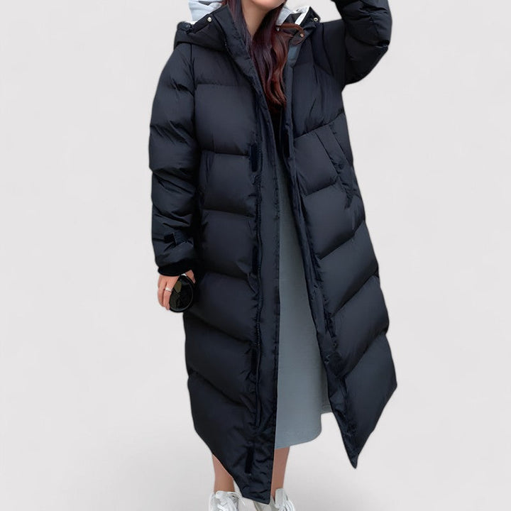 Amarae | Quilted parka with hood - Women's winter jacket