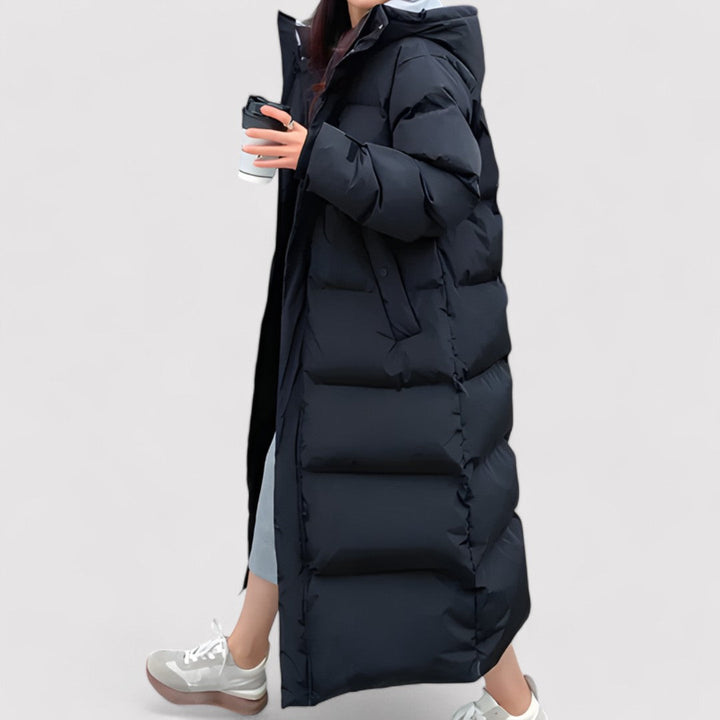 Amarae | Quilted parka with hood - Women's winter jacket