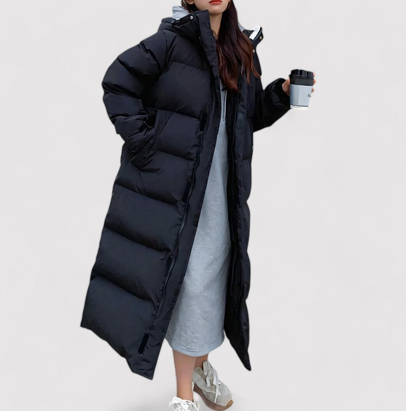 Amarae | Quilted parka with hood - Women's winter jacket