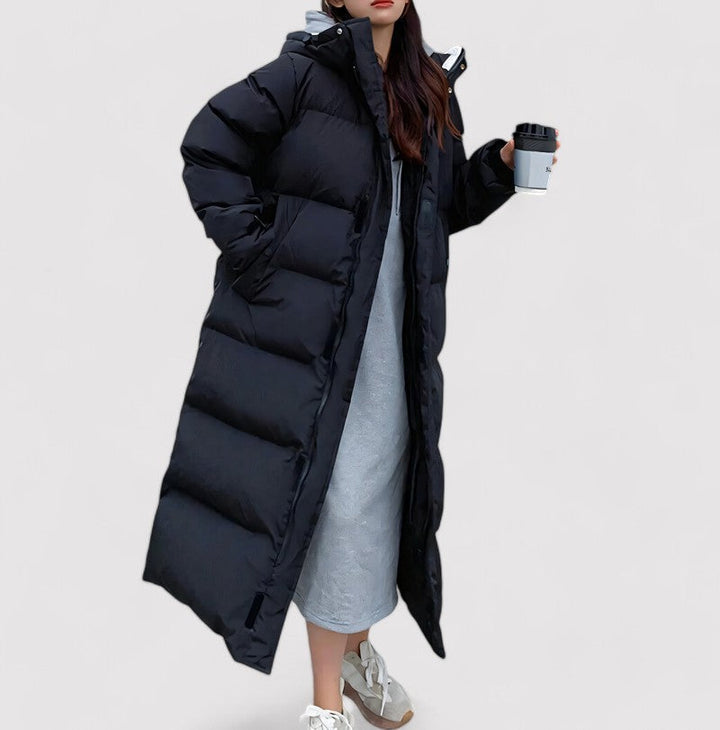 Amarae | Quilted parka with hood - Women's winter jacket