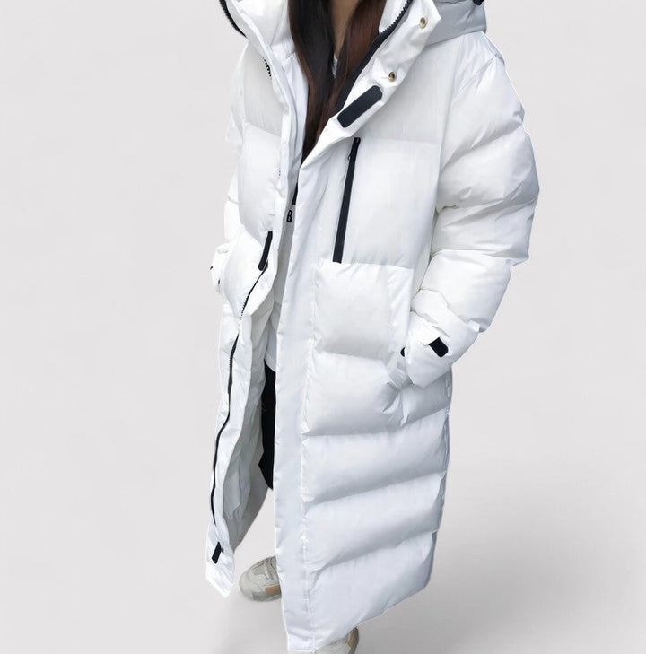 Amarae | Quilted parka with hood - Women's winter jacket