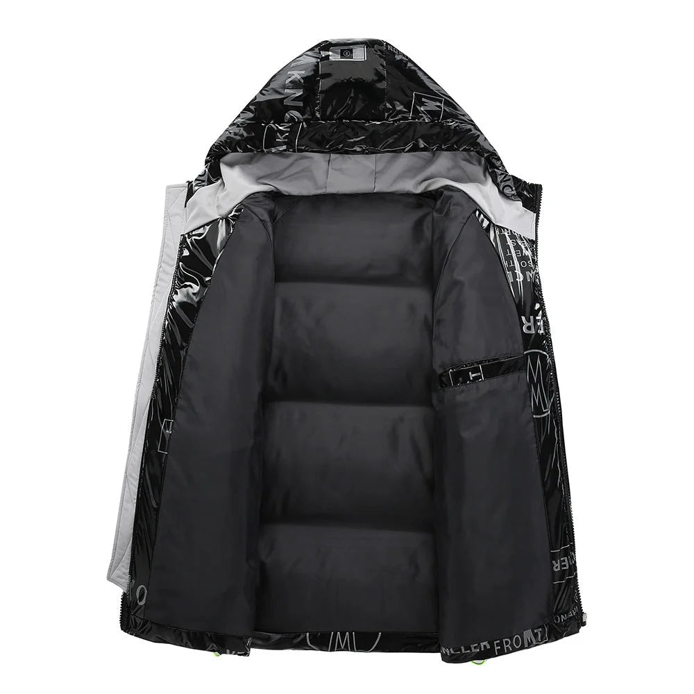 Men’s High-Quality Winter Jacket with Hood & Versatile Design | Lune London
