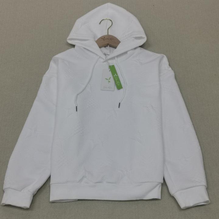 Amarae | Plain white long sleeve sweatshirt