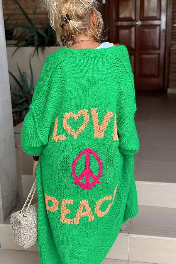 Lune London | Love & Peace Cardigan